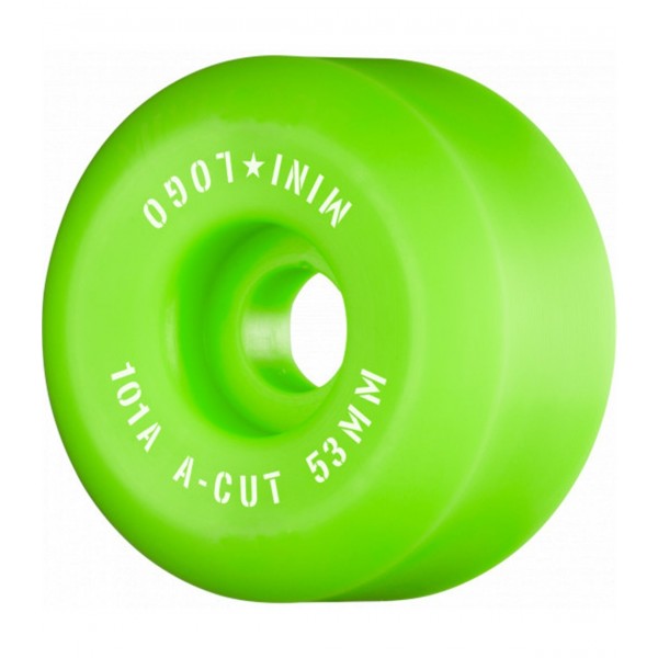 Mini logo C Cut 53mm 101 green Ruedas de skateboard