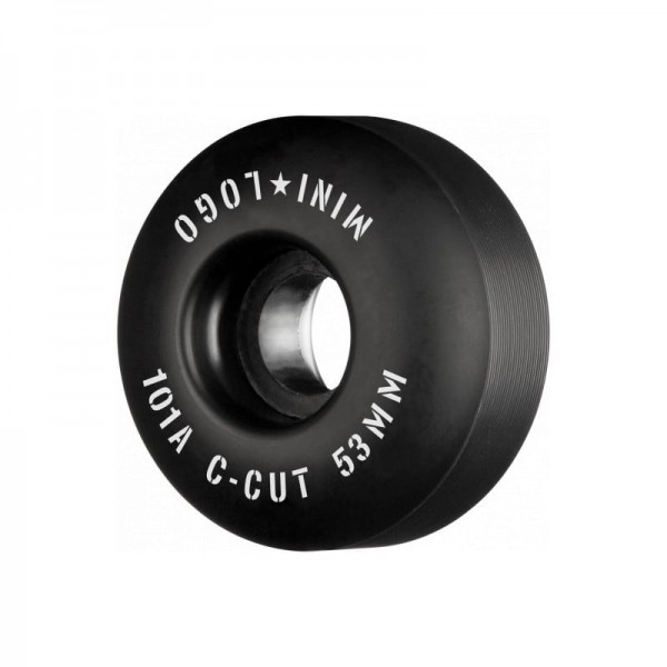 Mini logo A Cut 53mm 101A black ruedas de skateboard