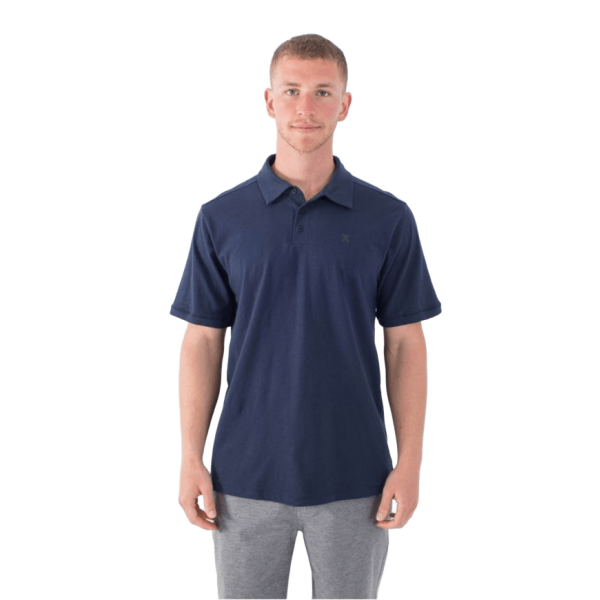 Hurley Icon Slub obsidian polo