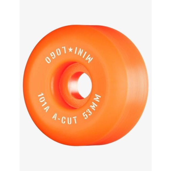 Mini logo A cut 53mm 101A orange Ruedas de skateboard