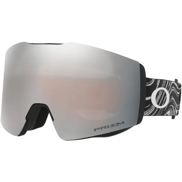Oakley Fall Line M black swirl prizm black iridium gafas de snowboard