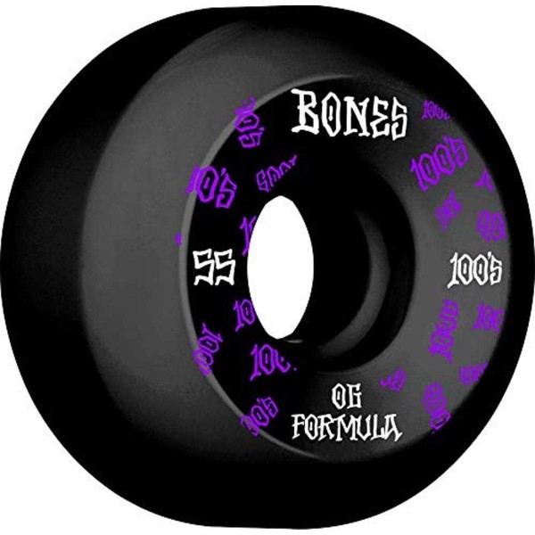 Bones 100´s #11 V5 55mm black Ruedas de skateboard