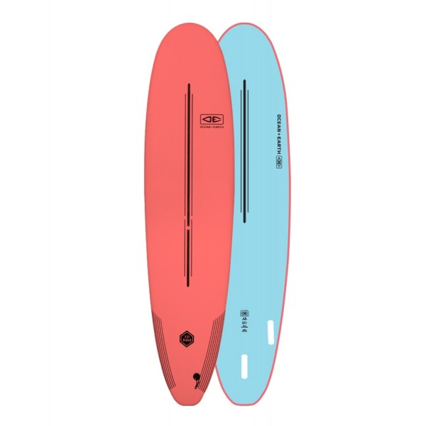 Ocean Earth EZI rider 7.6" coral sofboard