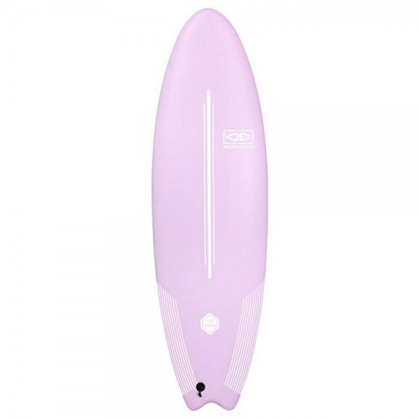 Ocean Earth EZI rider 6.0" pastel pink sofboard