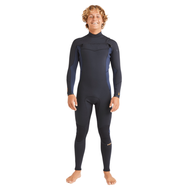 Billabong Absolute Natural 4/3mm chest zip dark navy traje de neopreno