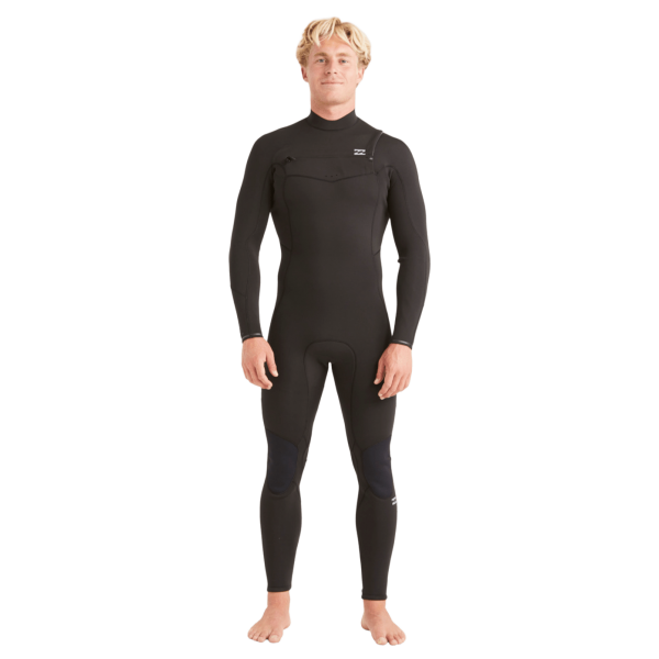 Billabong Absolute 3/2mm chest zip black traje de neopreno