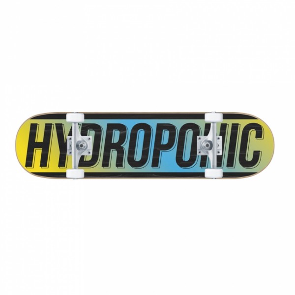 Hydroponic Tiki Degraded cyan 7.75" skateboard completo
