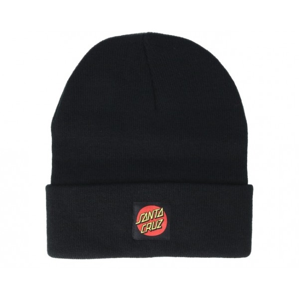 Santa Cruz Classic Label black gorro