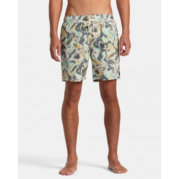 RVCA Manic Elastic light blue bañador