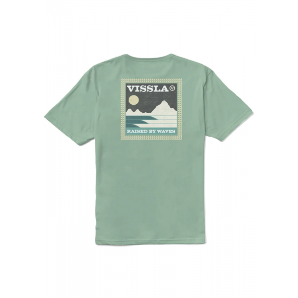 Vissla Big Sky Organic jade camiseta