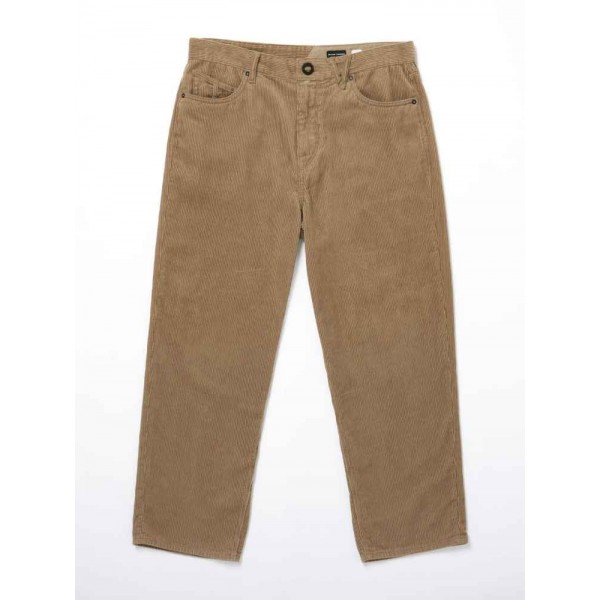 Volcom Billow Tapered Corduroy khaki pantalón