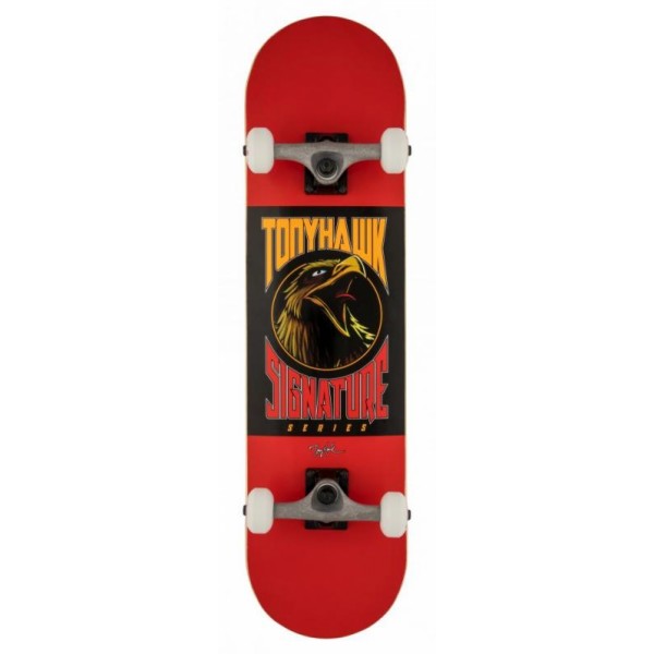 Tony Hawk 180 Bird Logo 8" red skateboard completo