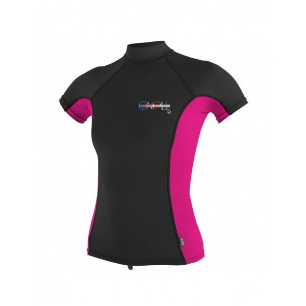 O´neill Premium skins turtleneck rash guard black berry licra de mujer