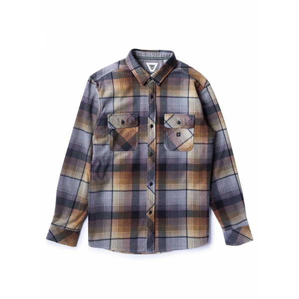 Vissla Eco ZY Polar Flannel black camisa