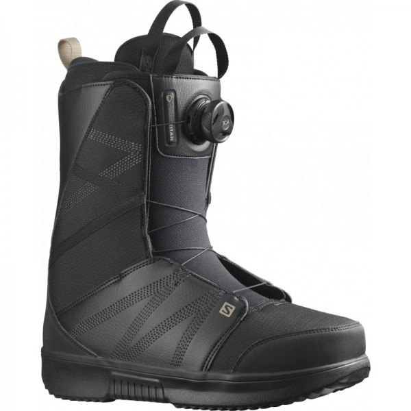 Salomon Titan Boa black black roasted cashew Botas de snowboard