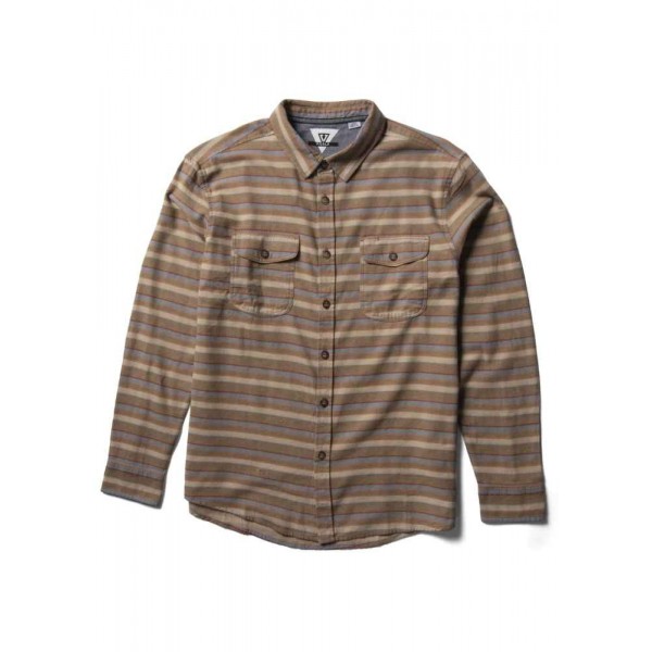 Vissla Central Coast Eco Flannel kangaroo camisa