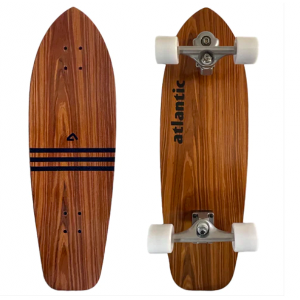 Atlantic Whale madera 12" surfskate completo