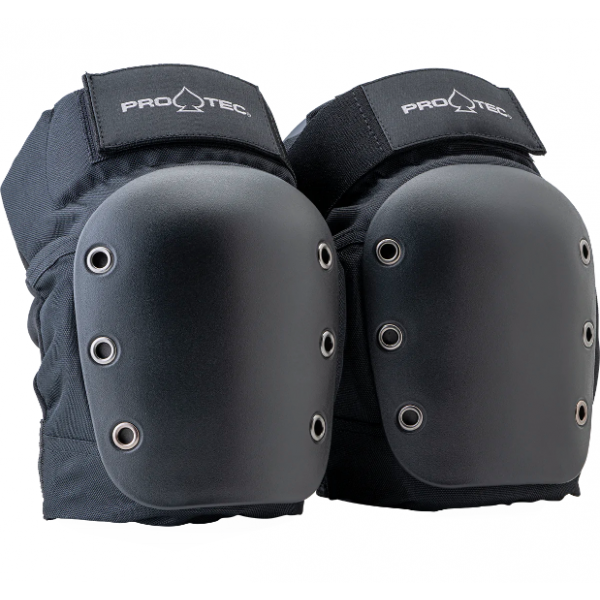 Pro-tec Pads Street Knee pad open back black rodilleras skateboard