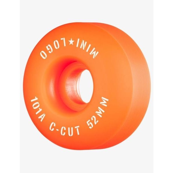 Mini logo C Cut 53mm 101 orange Ruedas de skateboard