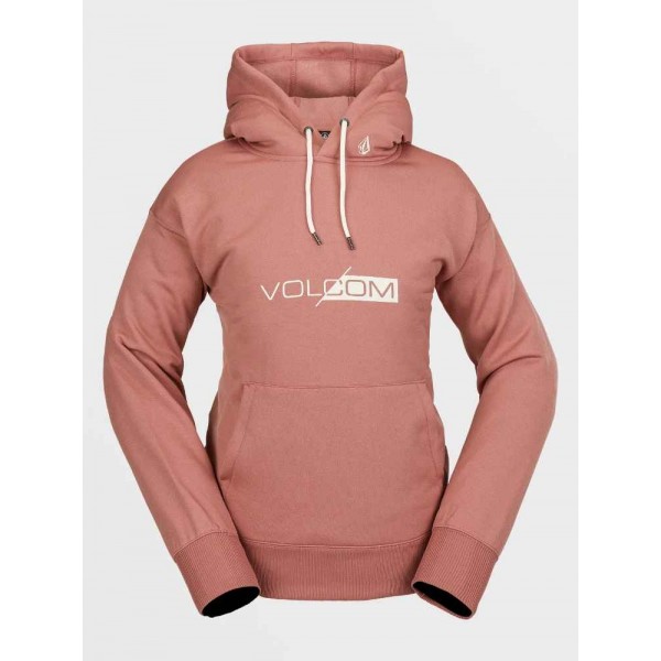 Volcom Core Hydro Hoodie earth pink sudadera técnica de mujer