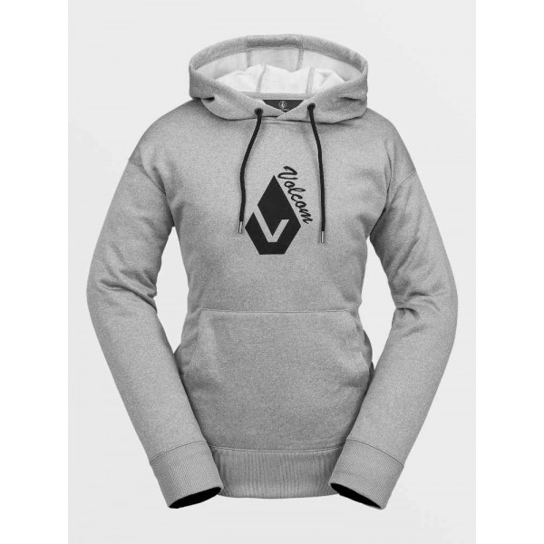 Volcom Core Hydro Hoodie heather grey sudadera técnica de mujer