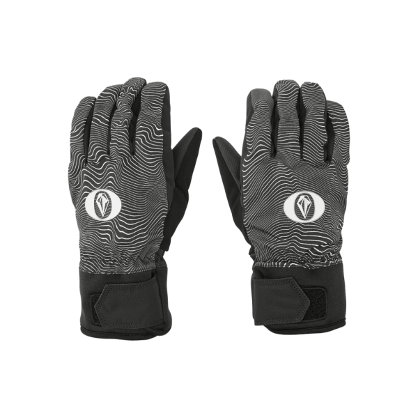 Volcom V.Co Crail black print guantes de snowboard