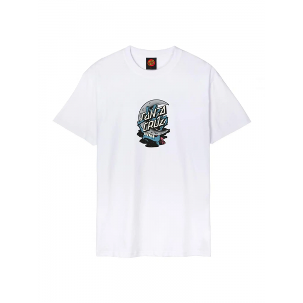 Santa Cruz Crescent Bone Hand white camiseta