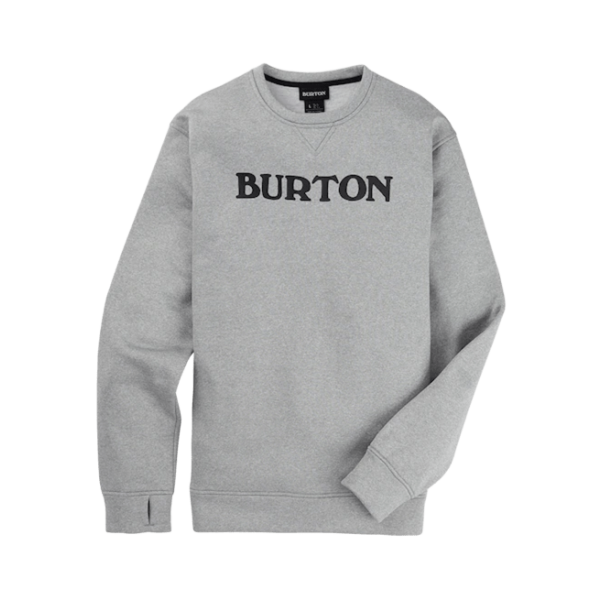 Burton Oak Crew grey heather sudadera técnica de snowboard