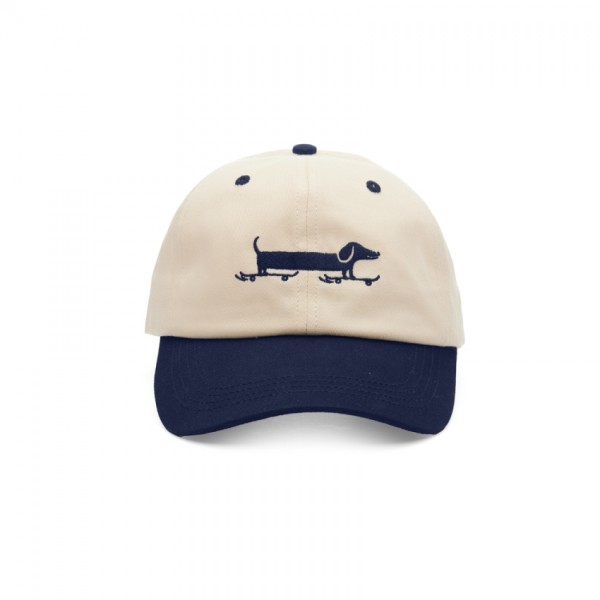 Hydroponic Dachshund natural/navy gorra