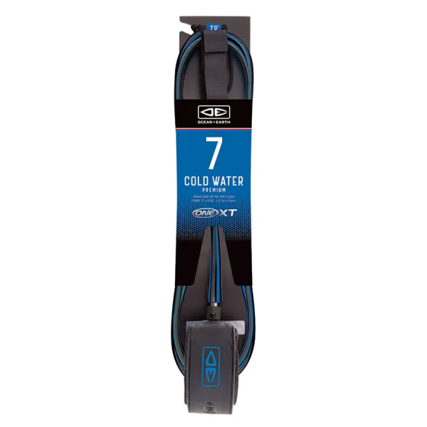 Ocean & Earth Cold water comp premium xt black blue 7.0" invento de surf