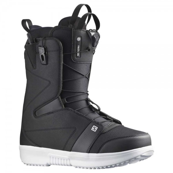 Salomon Faction black white black Botas de Snowboard