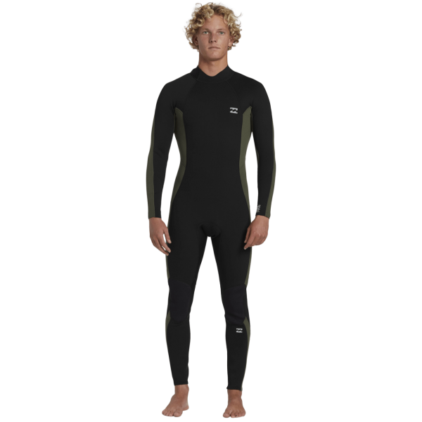 Billabong Foil 3/2mm back zip moss traje de neopreno