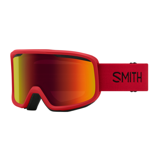 Smith Frontier lava red sol-x mirror gafas de snowboard