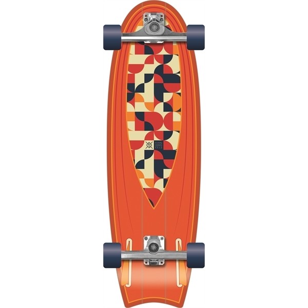 Flying Wheels Button 31" surfskate completo