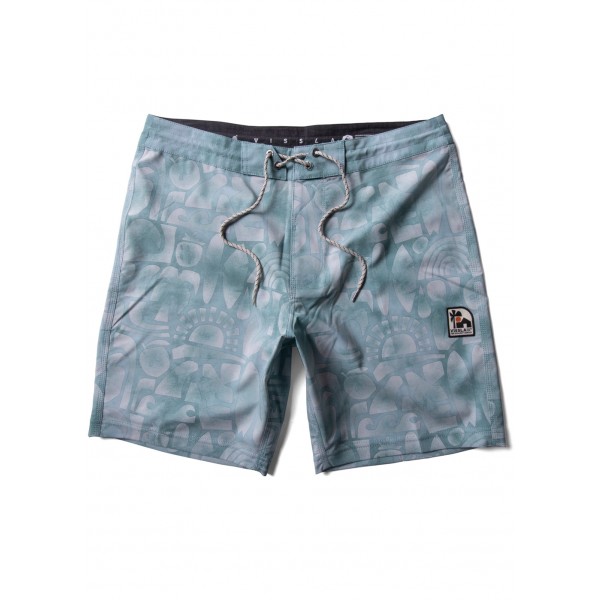 Vissla The Ecology Center Glyphs 18.5" smokey jade 2023 bañador