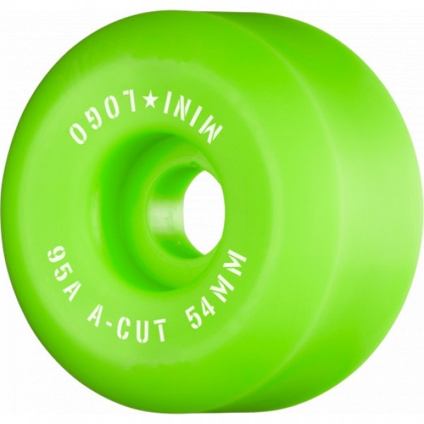 Mini logo A Cut 54mm 95A green ruedas de skateboard