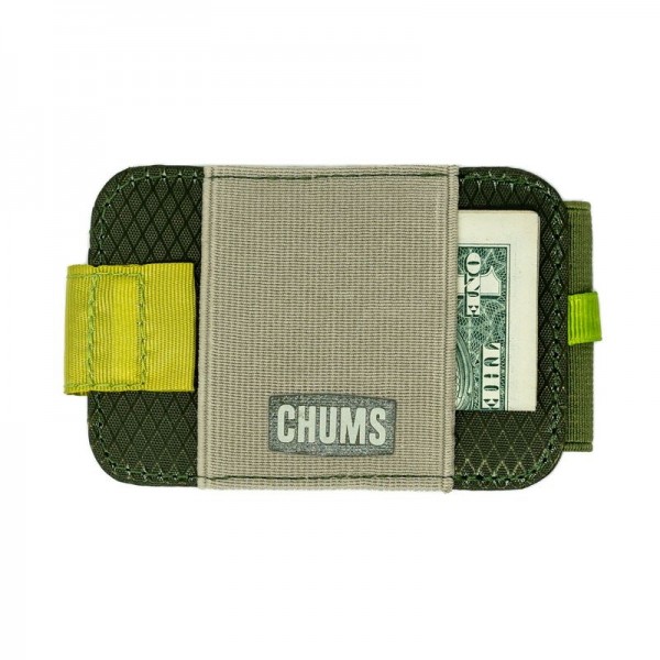 Chums Bi-Fold green cartera