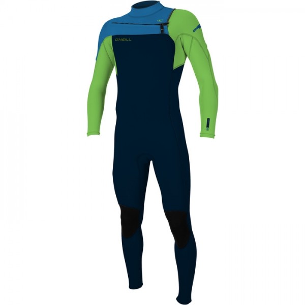 O'neill Hammer 3/2mm chest zip abyss/dayglo/ocean traje de neopreno