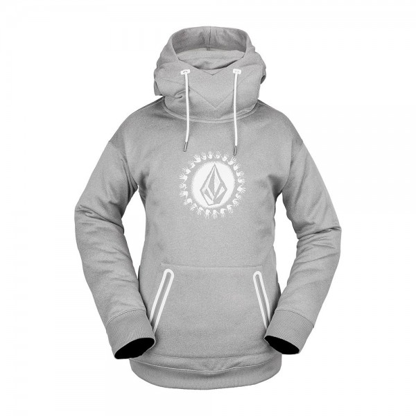 Volcom Spring Shred heather grey 2023 sudadera técnica de mujer