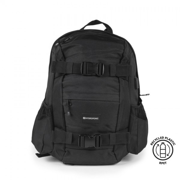 Hydroponic Kenter black mochila de skate