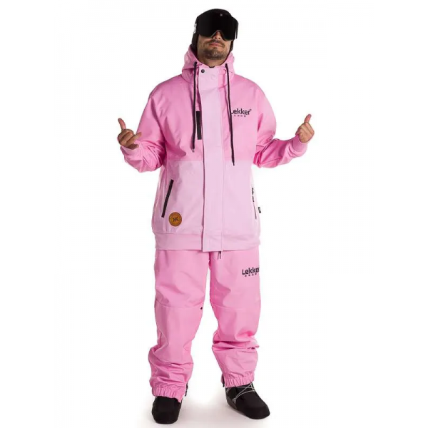 Lekker Tall Hoodie 10K sweet pink chaqueta de snowboard