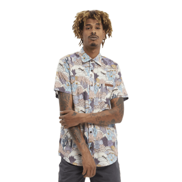 Hydroponic Lizards blue camisa
