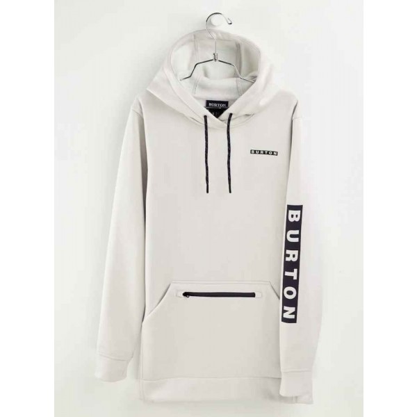 Burton Oak Long Pullover stout white heather sudadera de mujer