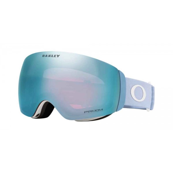 Oakley Flight Deck M stone wash prizm sapphire iridium gafas de snowboard
