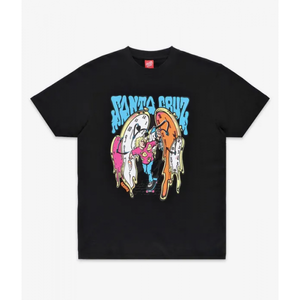 Santa Cruz Melting black 2023 camiseta de niño