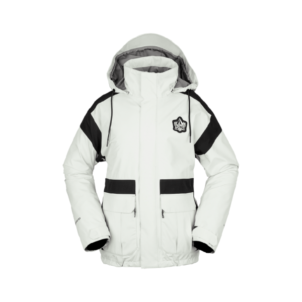 Volcom Melacon Gore-tex off white 2023 chaqueta de snowboard de mujer