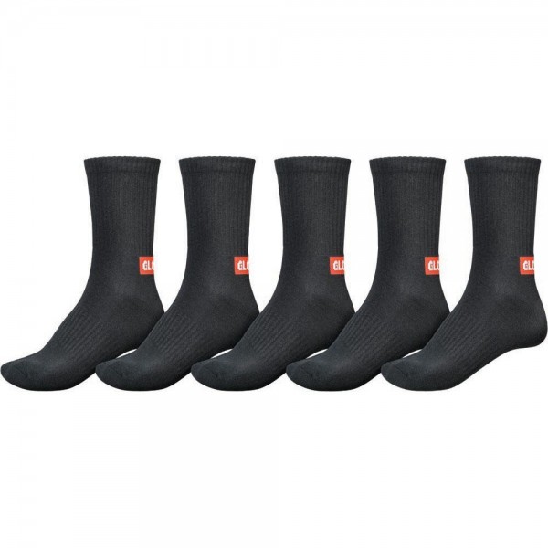 Globe Minibar crew black 5 pack calcetines