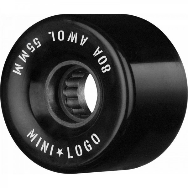 Mini logo AWOL 55mm 80A black Ruedas de skateboard