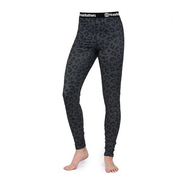 Horsefeathers Mirra black cheeta pantalón térmico de snowboard de mujer