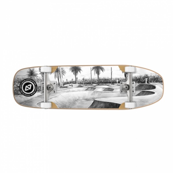 Hydroponic Bullet La Mar Bella Pool Shape 8.75" skateboard completo